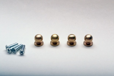 Solid Brass Small Knob Set